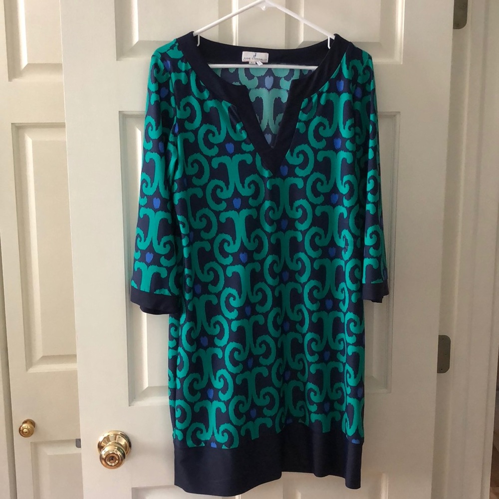 Jude Connally Emerald Ikat Holly dress
